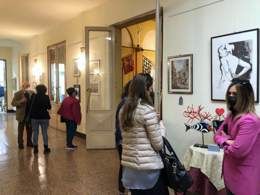 &quot;Arte per l'Ucraina&quot;, al Circolo Artistico di Arezzo la consegna del
