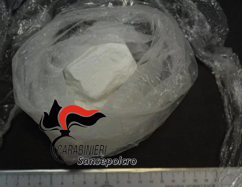 25.11.2024 Foto cocaina sequestro Sansepolcro