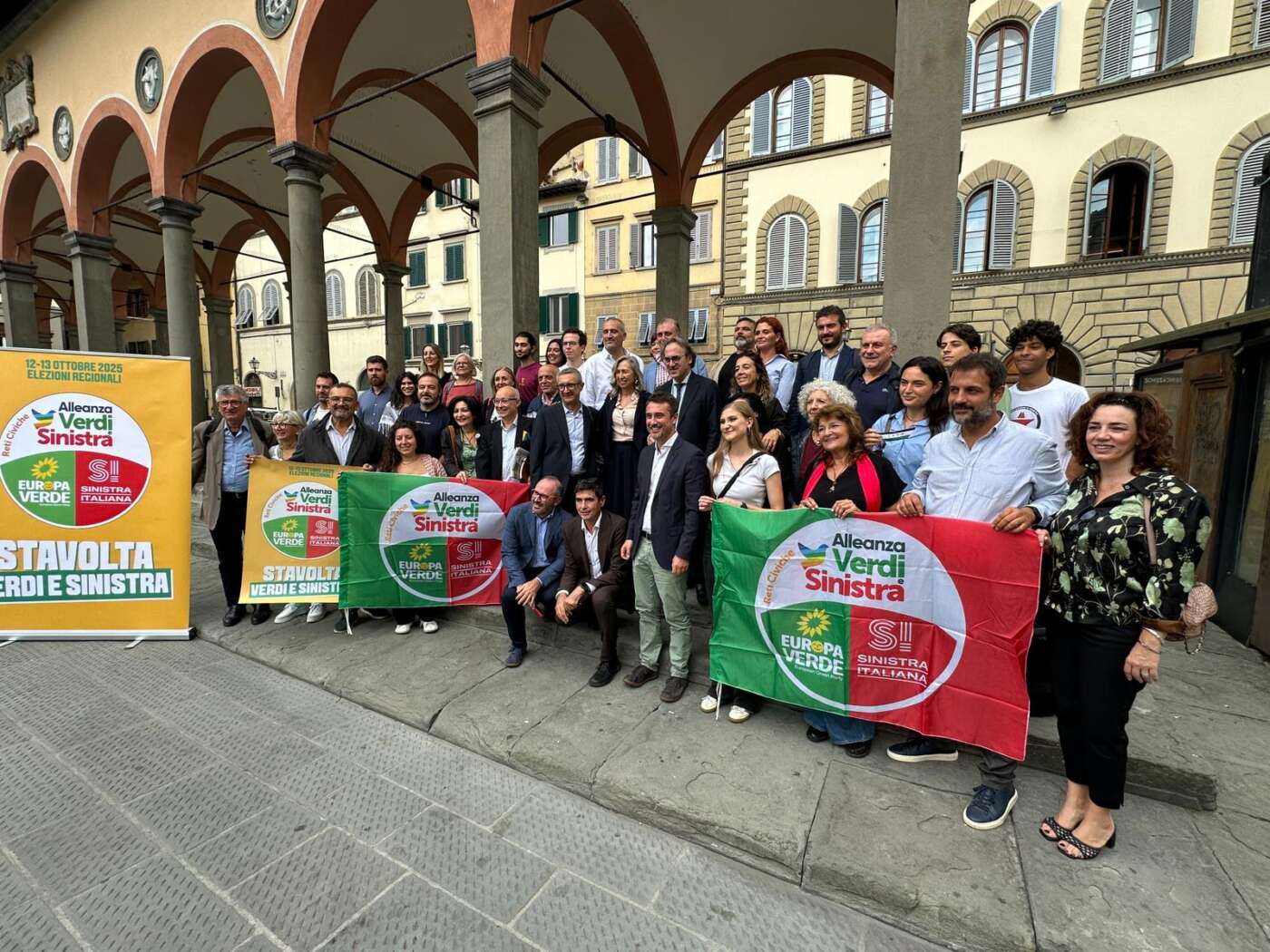Alleanza Verdi Sinistra: la presentazione delle liste a Firenze con Bonelli e Fratoianni