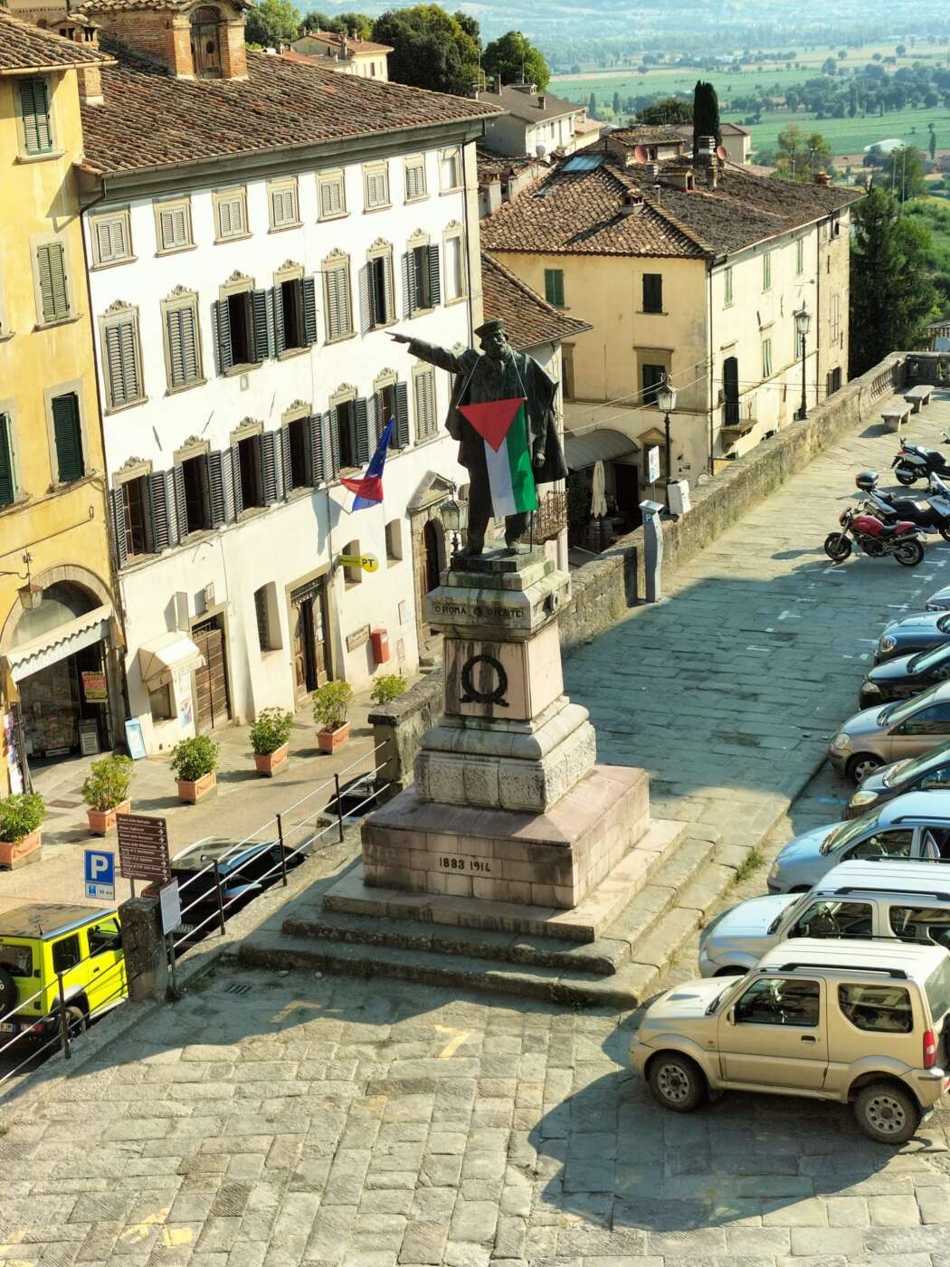 Arezzo per Gaza_bandiera Palestina (5)