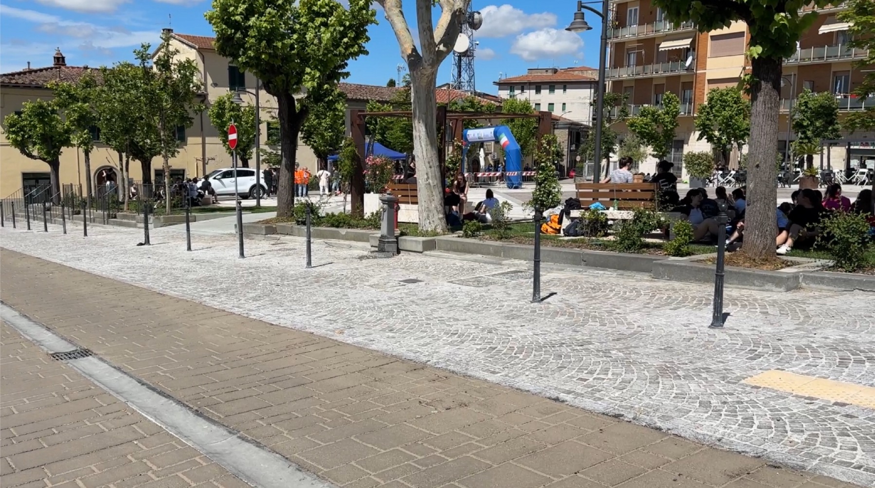 Cortona, verso la conclusione i lavori a Camucia. Aperta la rinnovata via Lauretana