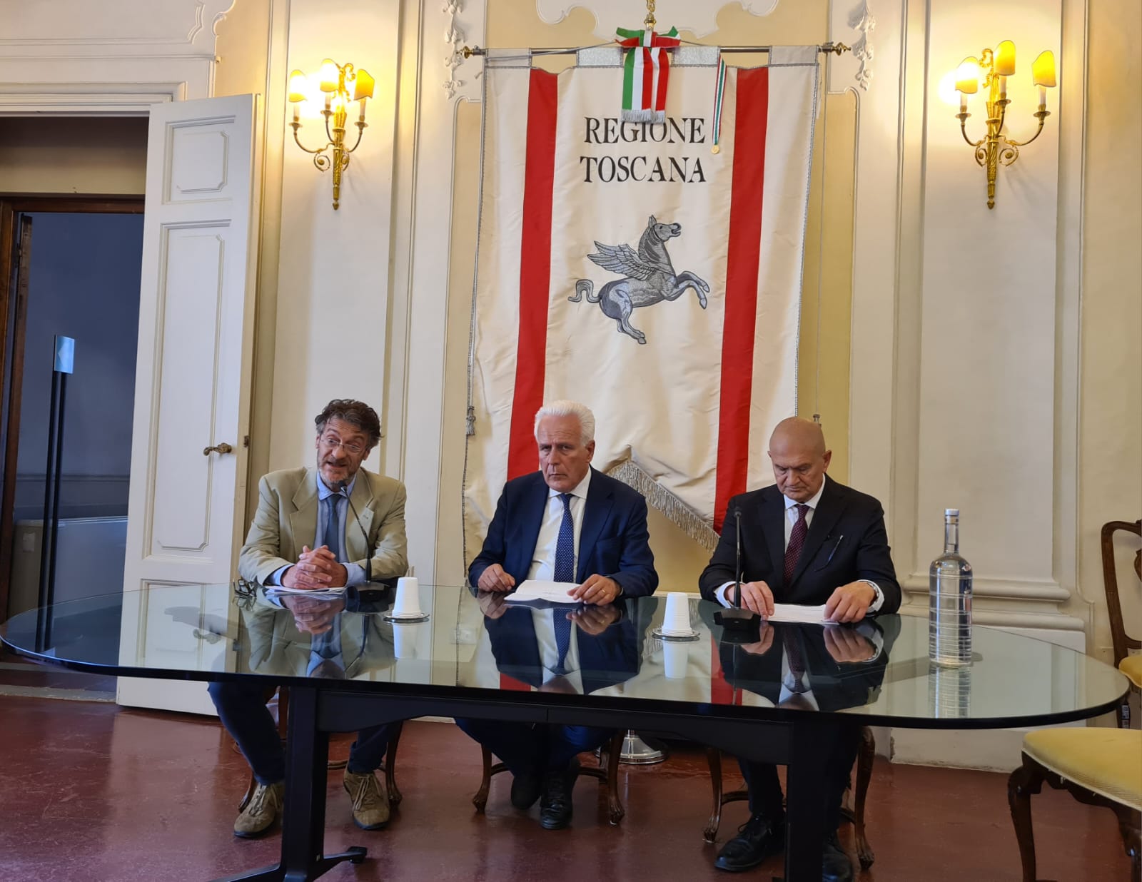 Da sinistra: Ciari, Giani, Pantuliano