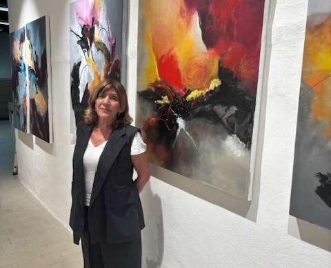 L’artista Gabriella Tecchi