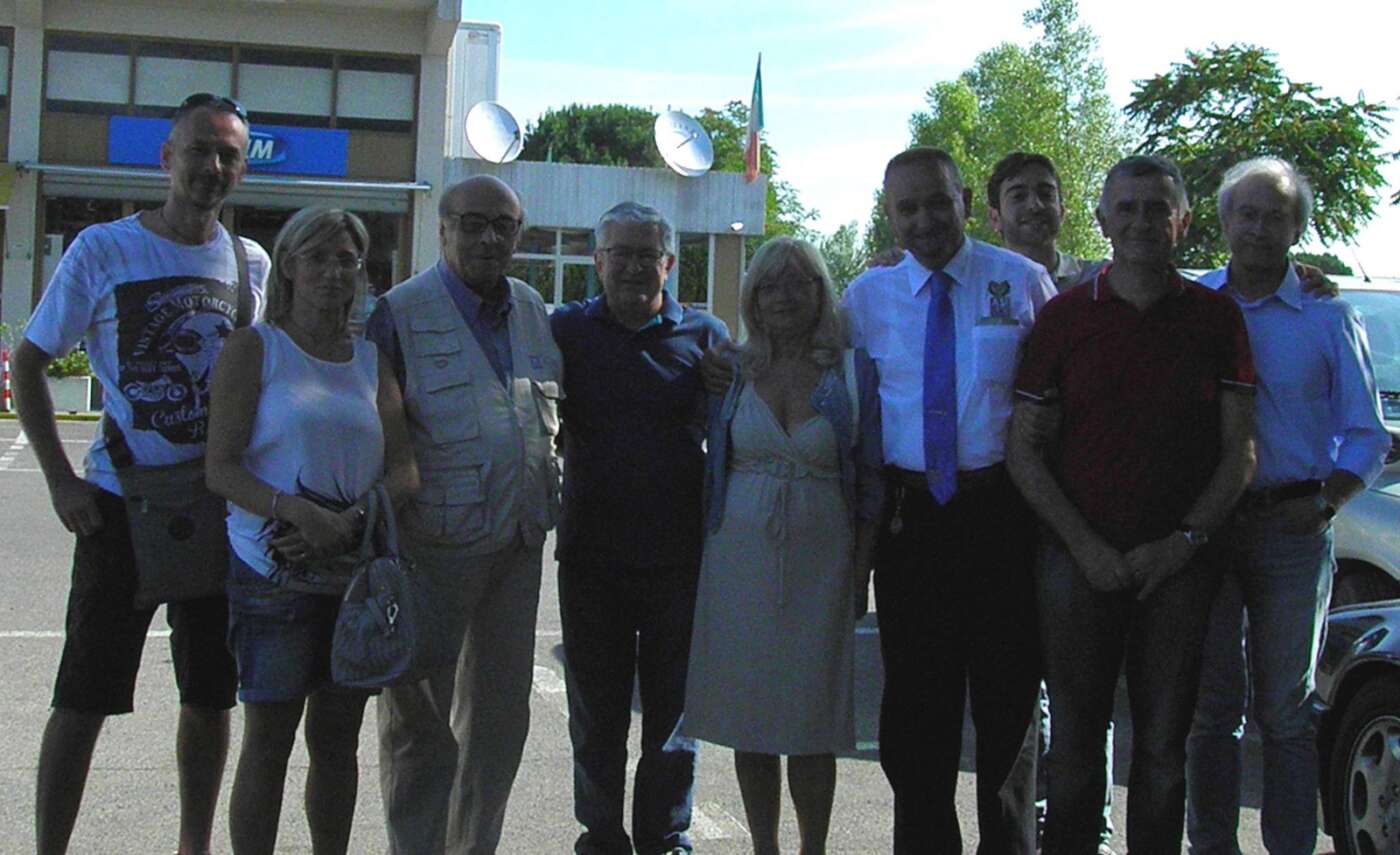 Giugno 2015 ad Arezzo prima della cerimonia in ricordo di Mineo e Rosadi