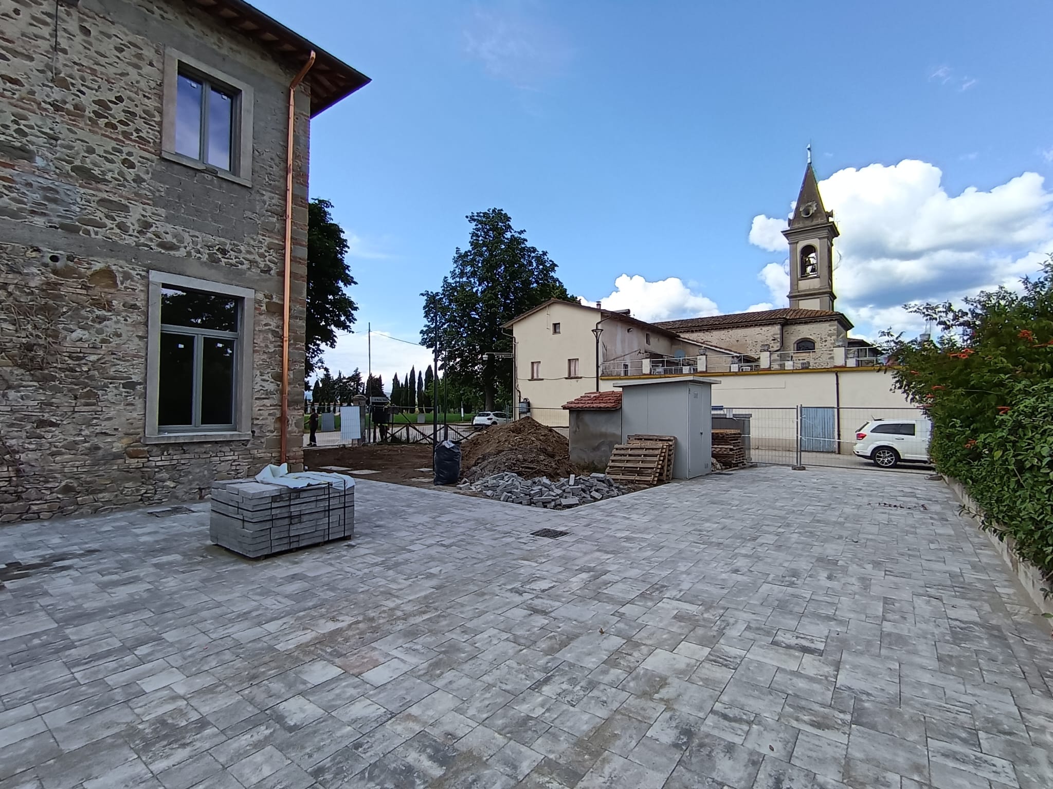Riqualificazione spazi pubblici di Trebbio, ci siamo – Foto