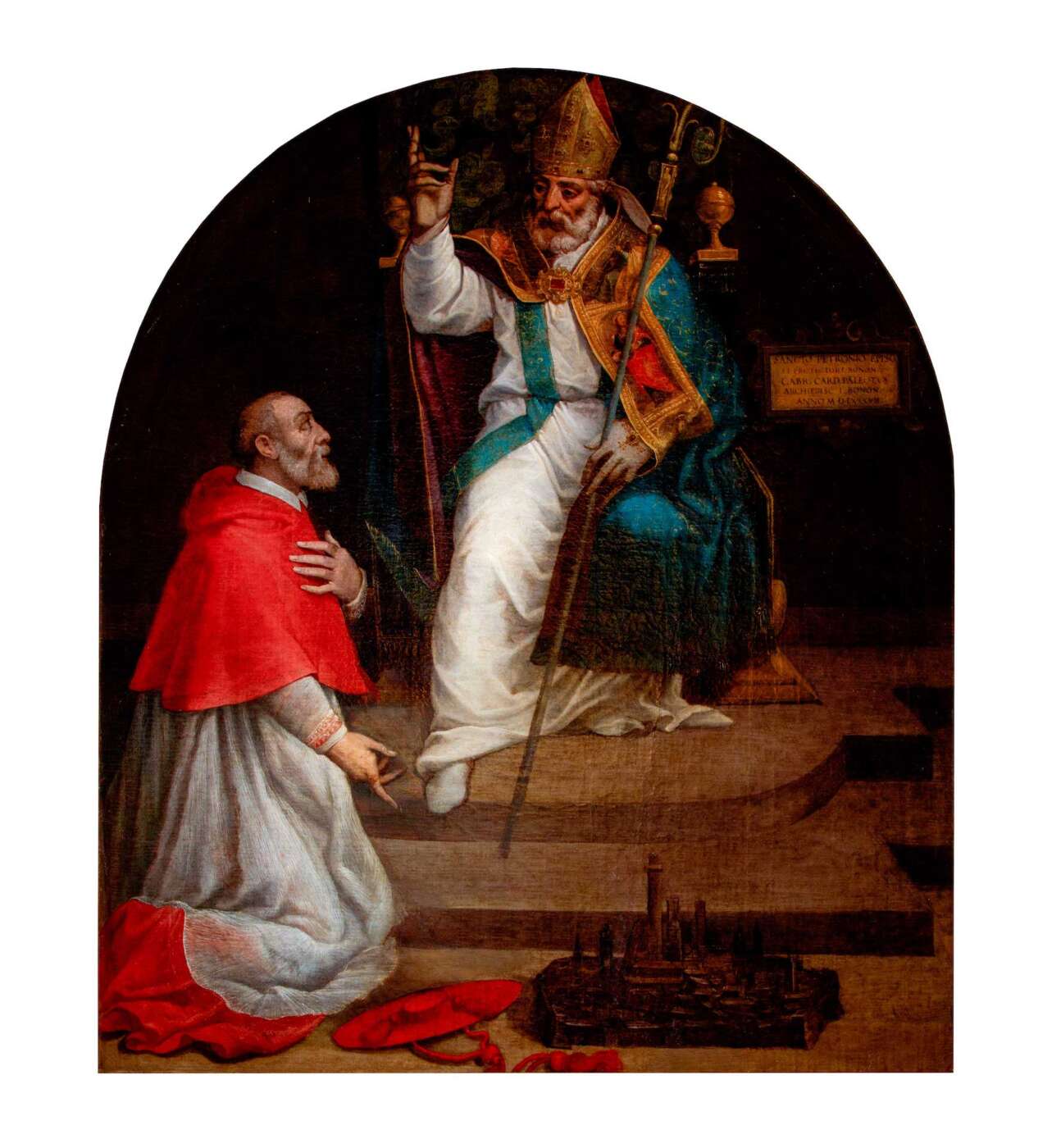 San Petronio benedice il cardinal Gabriele Paleotti, 1587 ca., Sacro Eremo di Camaldoli