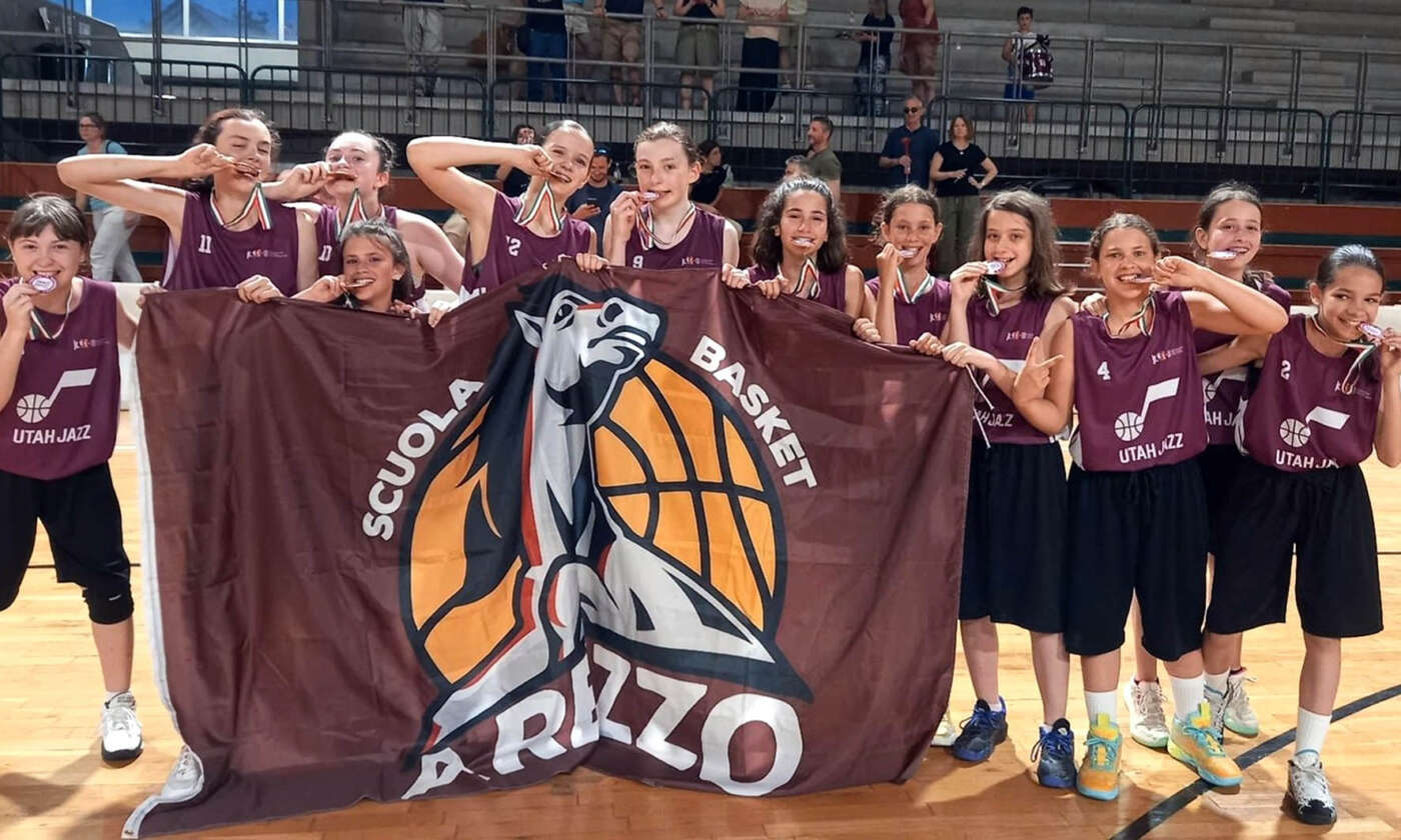 Scuola Basket Arezzo – Under13 femminile, Coppa Toscana 2025 (1)