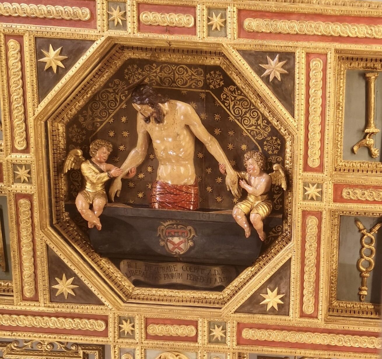 Soffitto della Chiesa della Misericordia: dal restauro nascono interessanti scoperte