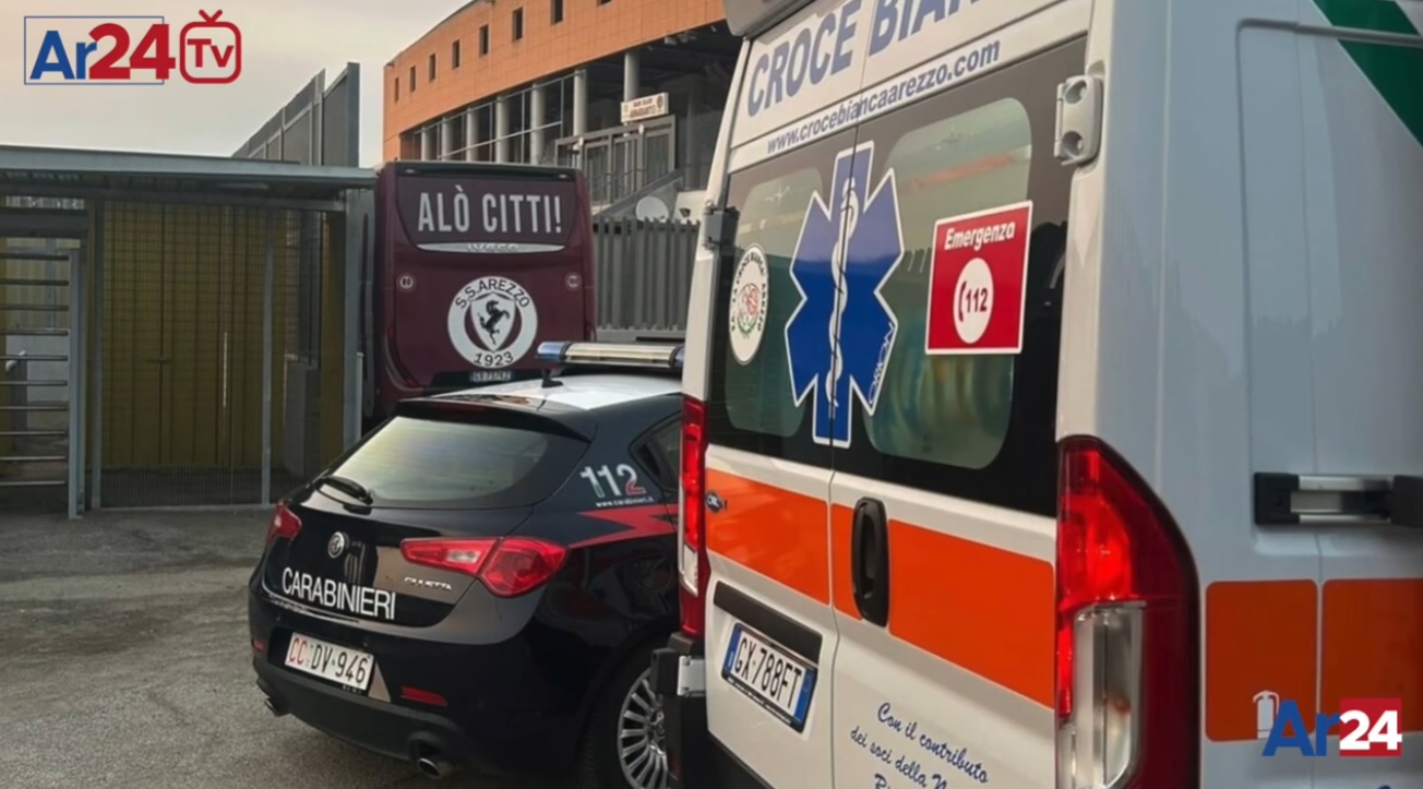 carabinieri_ambulanza_stadio arezzo