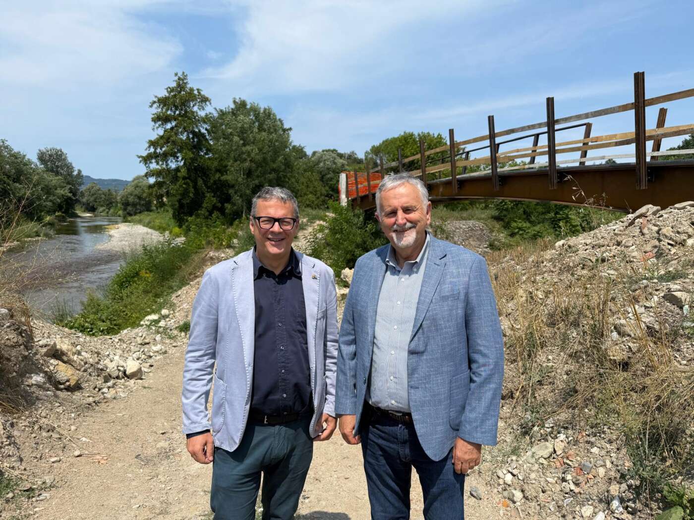 ceccarelli e lorenzoni ciclopista Arno tratto. Casentino