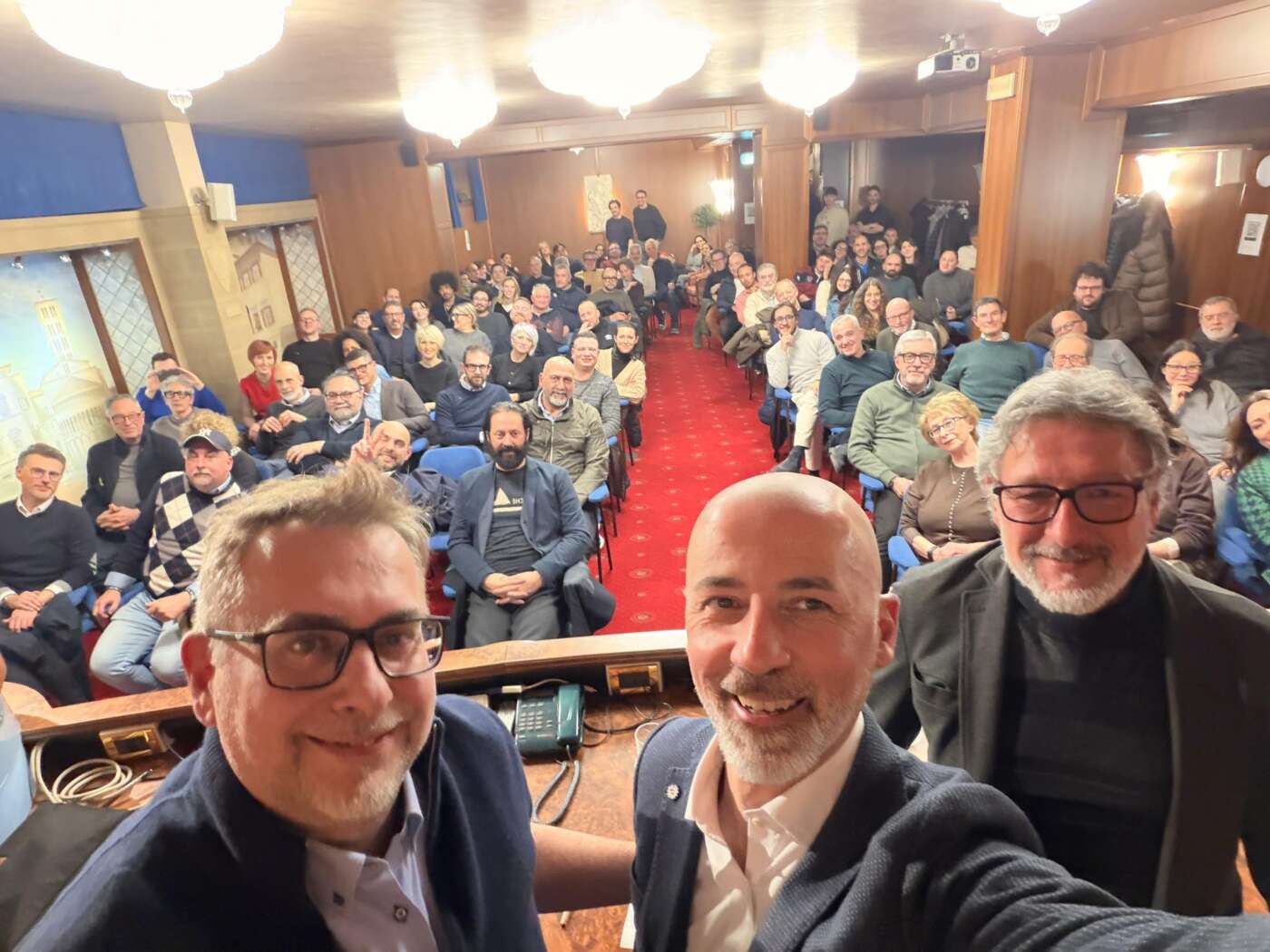 Comanducci e Gamurrini: la "riunione" tra amici