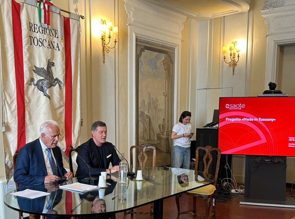 Il presidente Giani con l’amministratore delegato Fontana