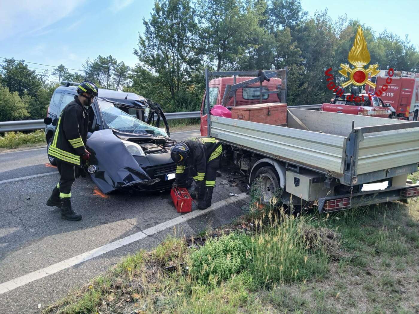 incidente laterina_pergine valdarno_13 ago 25