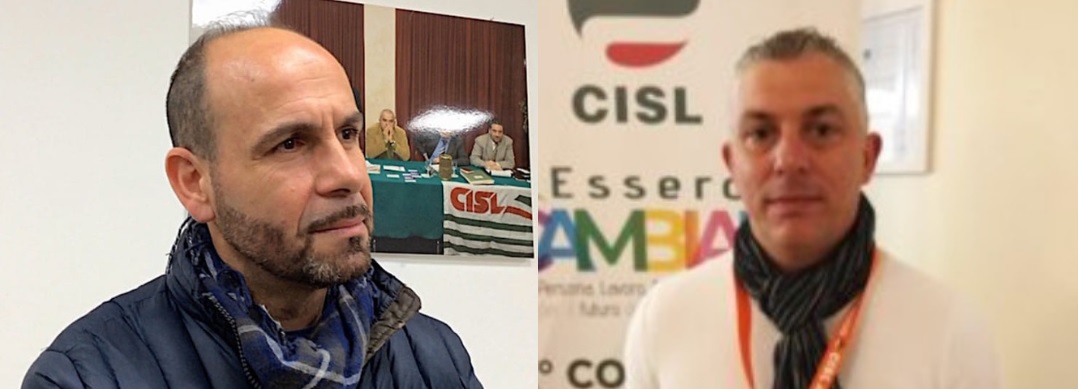 David Mencarelli segretario generale e Alfonso Galeota, coordinatore provinciale Fns Cisl Polizia Penitenziaria
