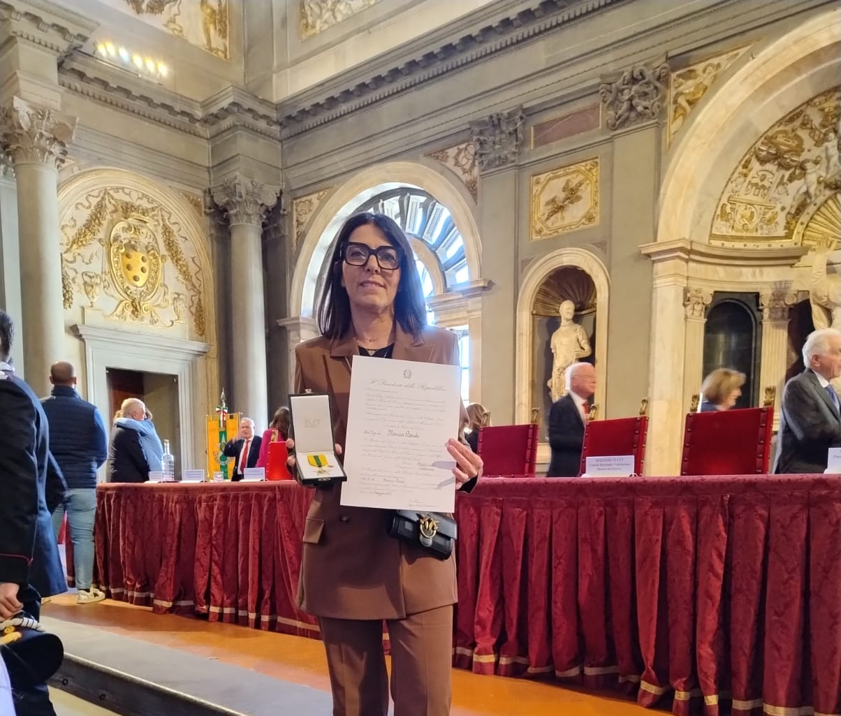 Monica Bondi, Confartigianato Imprese Arezzo, riceve la Stella al Merito del Lavoro
