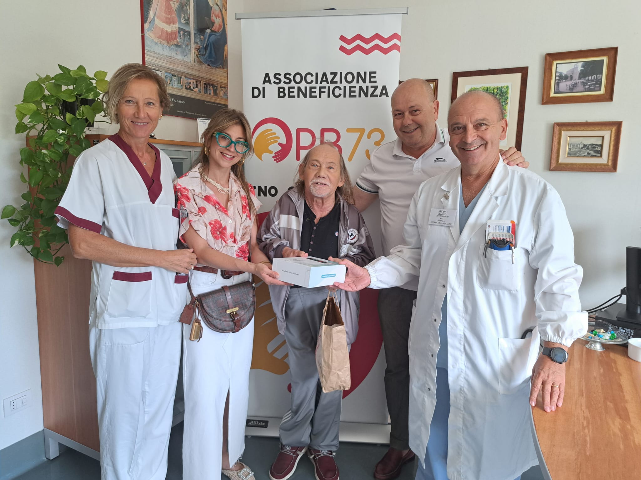 Donazione alla Nefrologia e Dialisi del San Donato di Arezzo