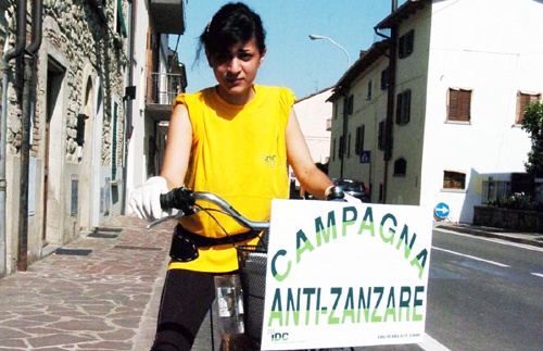 Mercoledì 25 luglio intervento di disinfestazione dalle zanzare