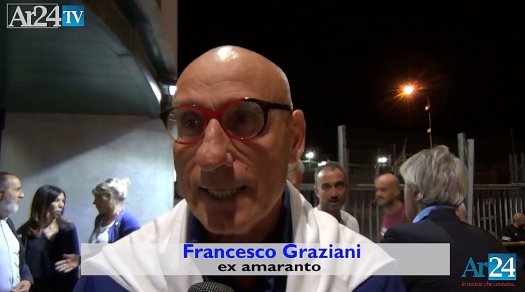 Arezzo calcio, 95 anni e così giovane: al compleanno amaranto anche Francesco “Ciccio” Graziani – Video