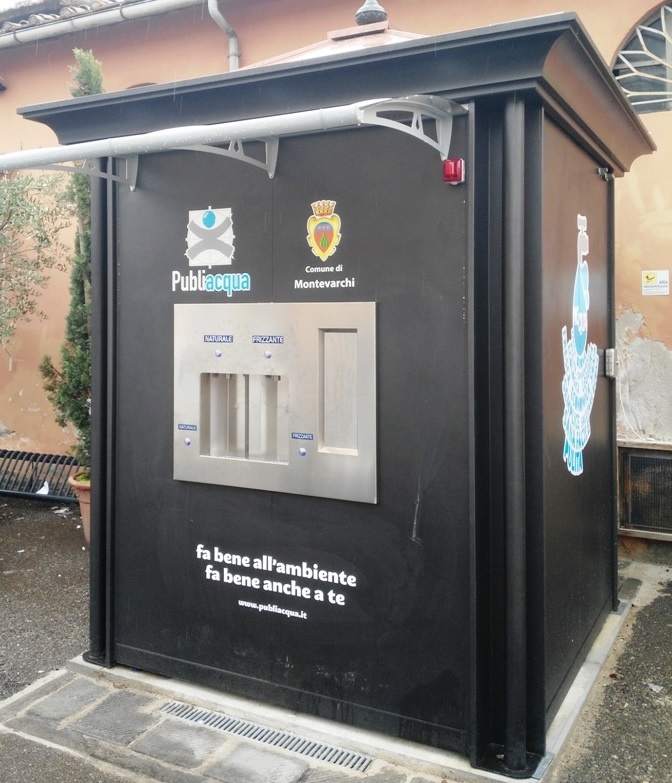 Montevarchi, dal fontanello di piazza dell’Antica Gora sgorgherà anche acqua gassata