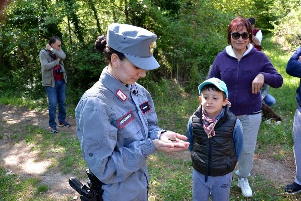 I Carabinieri Forestali portano la biodiversità al Thevenin