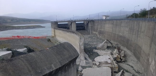 Diga Montedoglio: entro settembre il via ai lavori per il rifacimento dei nuovi conci