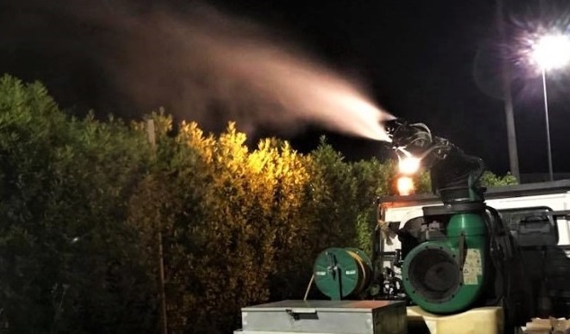 Arezzo, interventi notturni di disinfestazione dalle zanzare