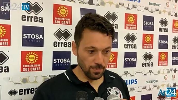 Arezzo sconfitta, Di Donato: “Non sono stato bravo a far capire la partita. Tanti errori” Ar24Tv