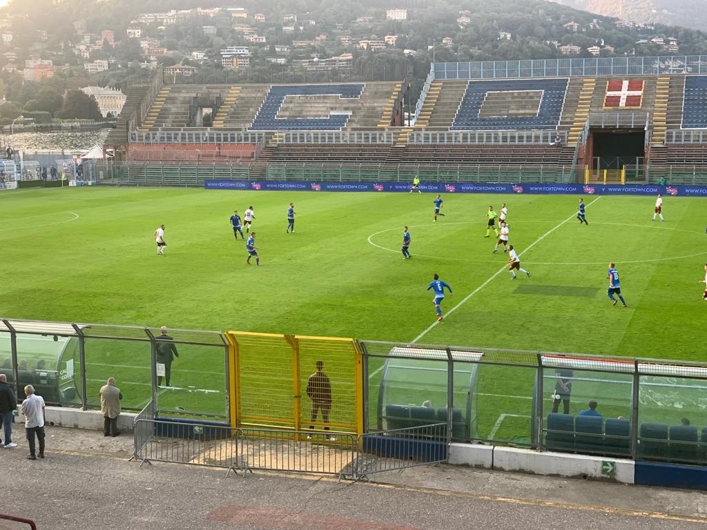 L’Arezzo torna con un punto prezioso da quel ramo del lago di Como