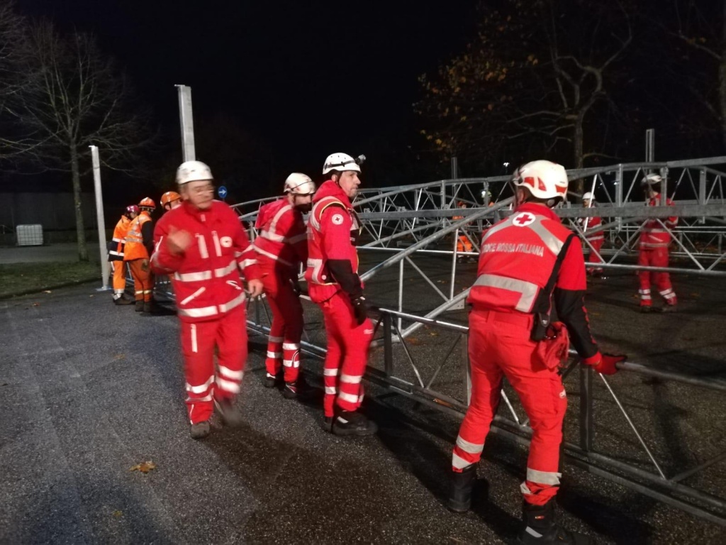 Terremoto in Mugello: due squadre della Croce Rossa aretina in prima linea