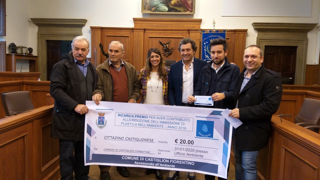 Riduzione plastica in ambiente: in sette ricevono ricariche premio Ar24Tv