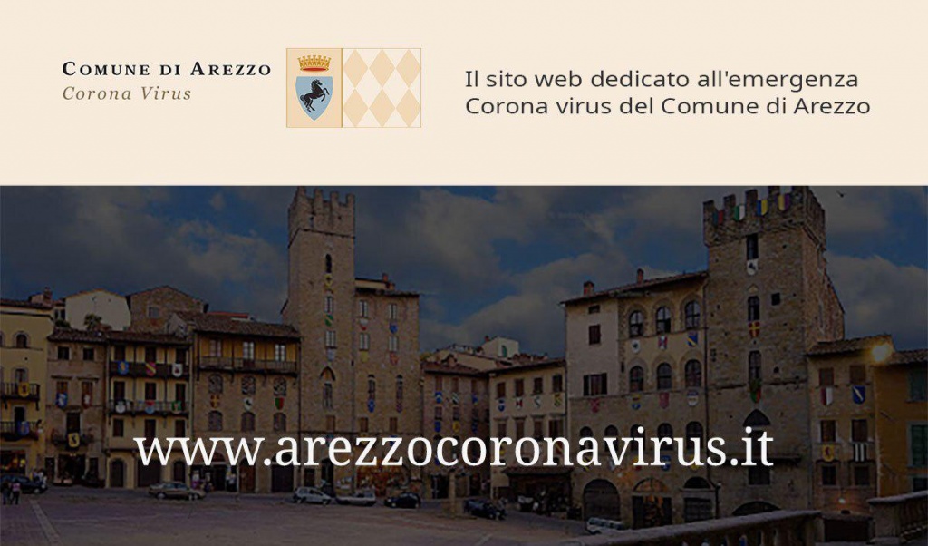 Un portale web per l’emergenza. L’agenzia Atipico dona al Comune arezzocoronavirus.it