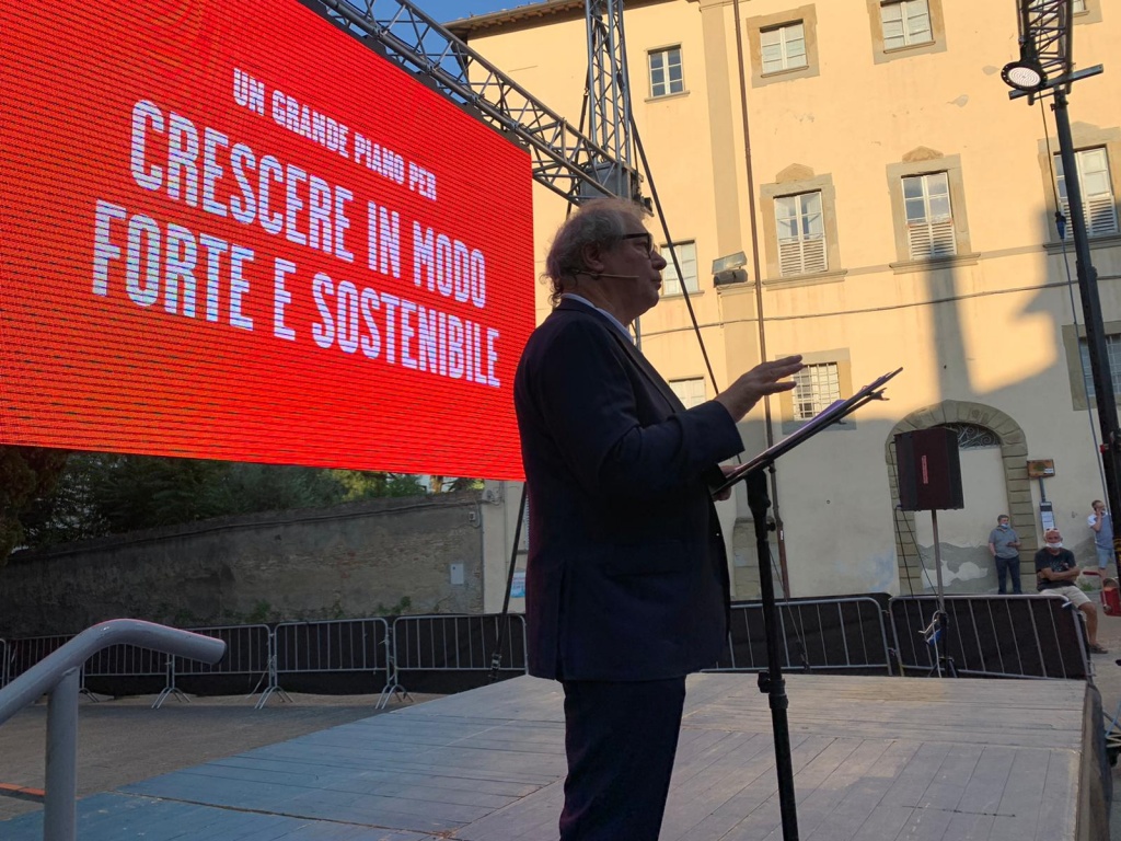 Ralli e Giani, il centro sinistra riporta la politica in piazza ad Arezzo Ar24Tv/Foto
