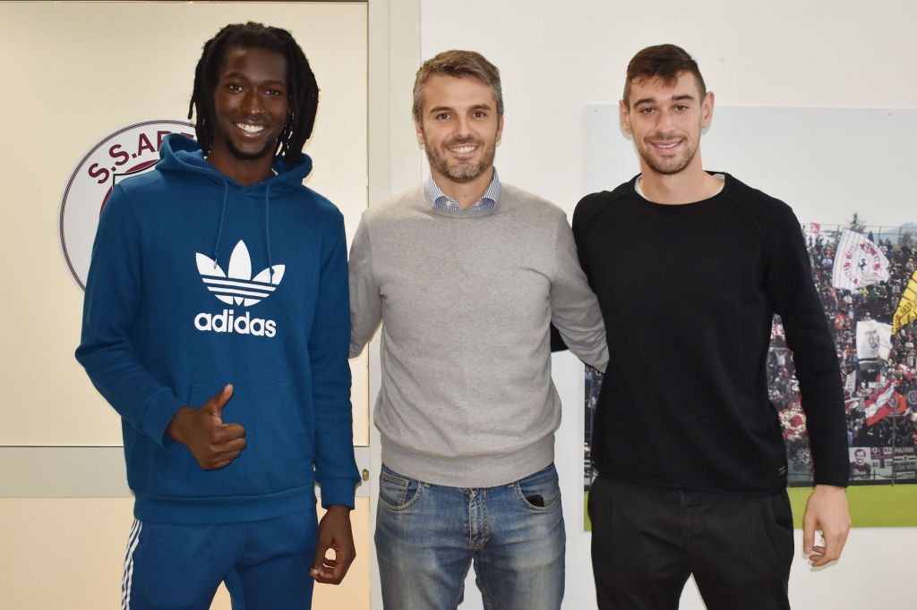 Arezzo, nuovi arrivi per centrocampo e porta: Sakho e Tamma in amaranto