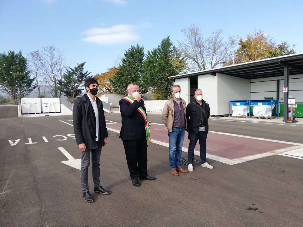 Sansepolcro, inaugurato il nuovo centro di raccolta