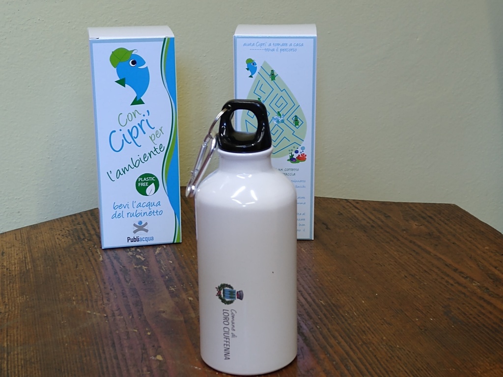 Loro Ciuffenna, anche per il 2020 arriva nelle scuole “L’acqua del Sindaco”