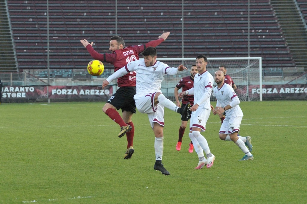 Arezzo verso Pesaro, i convocati di Camplone