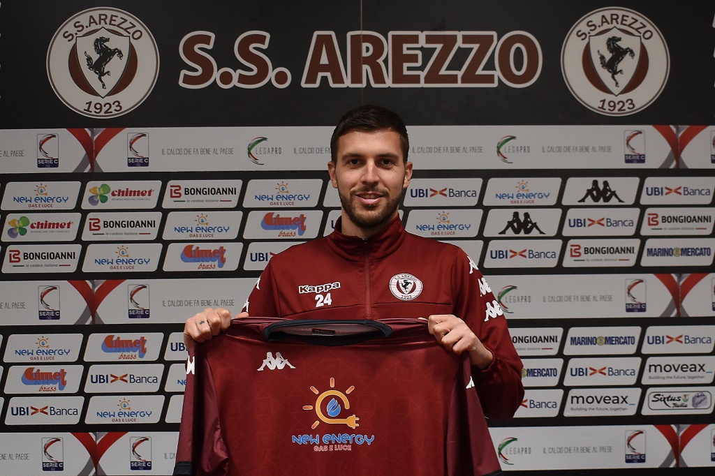 Arezzo, Francesco Karkalis è un nuovo calciatore del Cavallino
