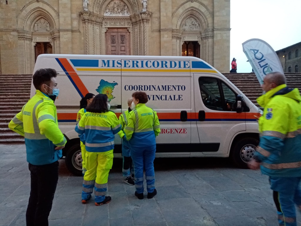 Da Cattolica Assicurazioni un nuovo automezzo per le Misericordie aretine