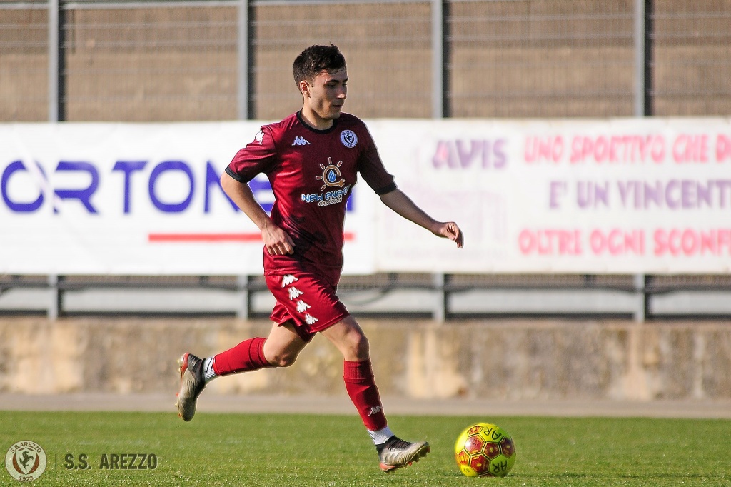 Arezzo, Primavera 3  impatta con la Lucchese