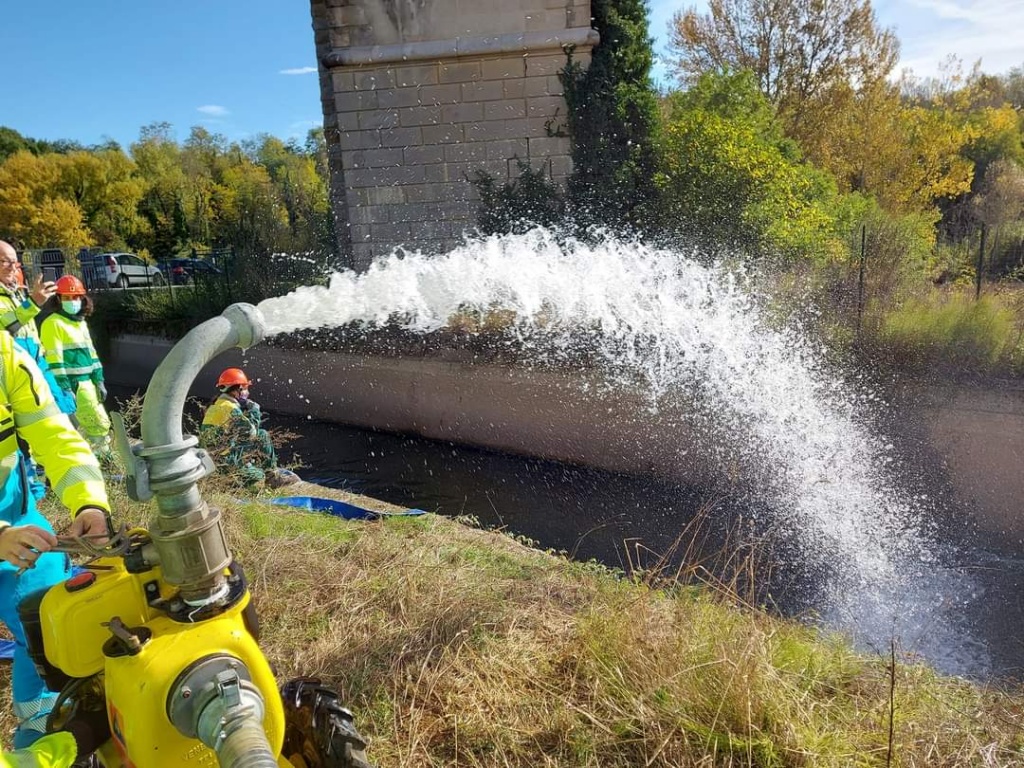 Protezione Civile tra acqua e fuoco. Dalla teoria alla pratica in meno di 24 ore