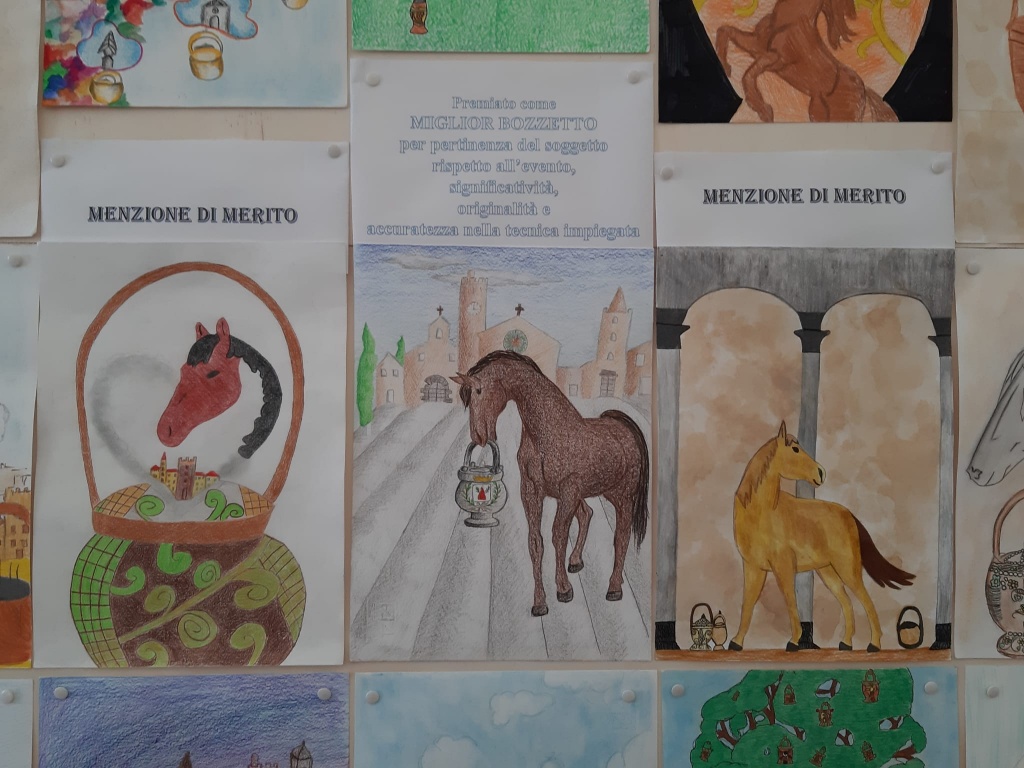 Il disegno di Cecilia Ciofini manifesto della Fiera del Monte 2022