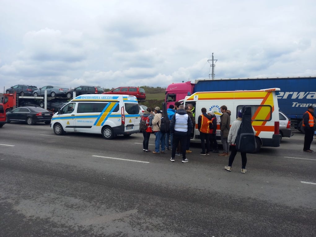 Missione in Ucraina, il racconto: “Orgogliosi di aver portato la generosità di Arezzo. Pronti a ripartire”