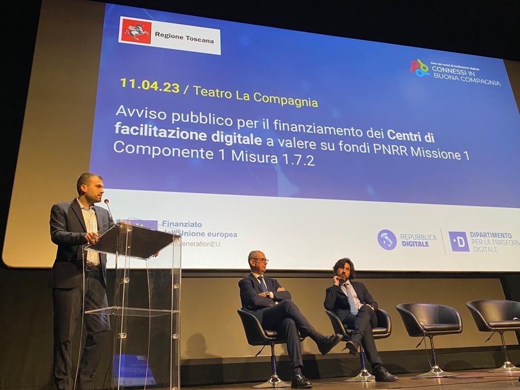 Centri di facilitazione digitale, Vagnoli in Regione per lanciare il progetto