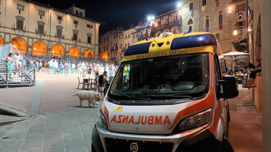 Oltre 30 soccorritori, 6 ambulanze e un drone: pronto il piano d’emergenza per la Giostra