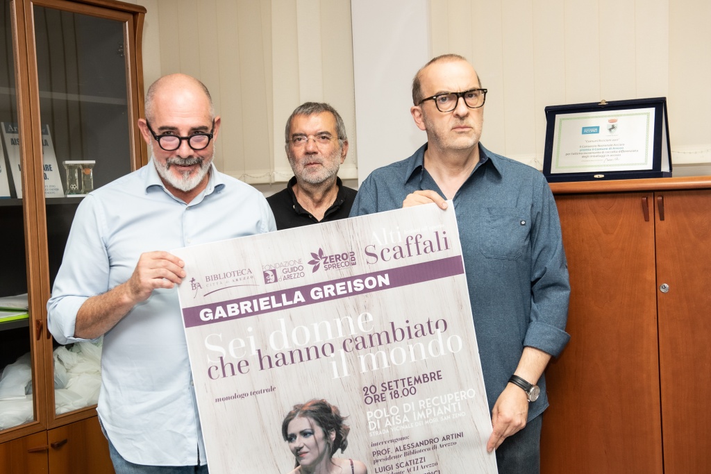 Zero Spreco palcoscenico unico per il teatro di Gabriella Greison Ar24Tv
