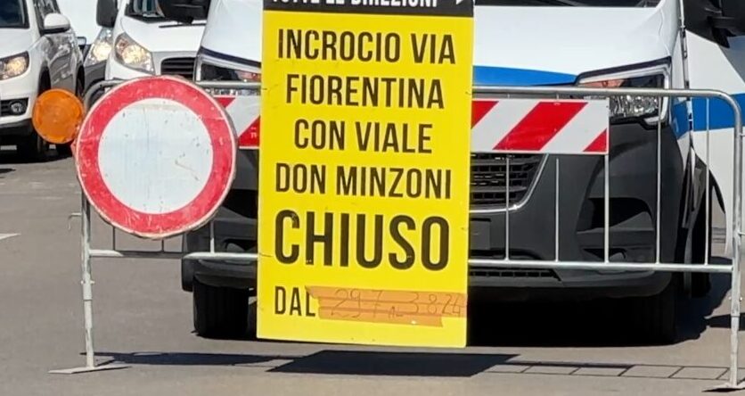 Arezzo, Via Fiorentina: nuove modifiche alla viabilità